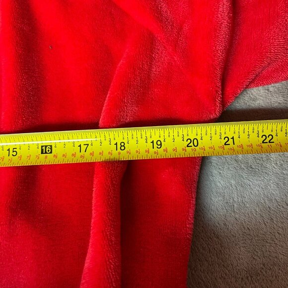 Victoria's Secret LOVE Red Thick Cozy Plush Midi Robe - Picture 7 of 10